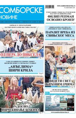 Somborske novine - broj 3728, 5. dec 2025.
