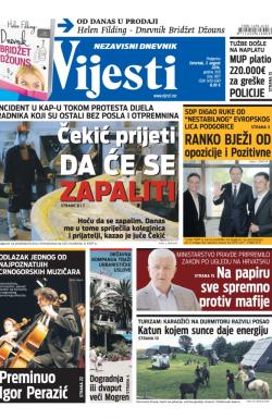 Vijesti - broj 5877, 7. avg 2014.