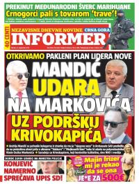 Informer CG - broj 1032, 22. sep 2015.
