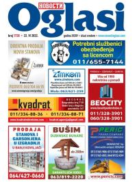 Novosti oglasi - broj 1728, 22. jun 2022.