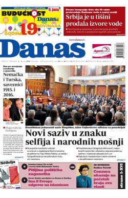 Danas - broj 6823-6824, 4. jun 2016.