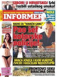 Informer CG - broj 1332, 13. sep 2016.