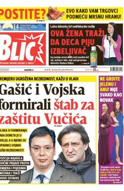 Blic - broj 6754, 1. dec 2015.