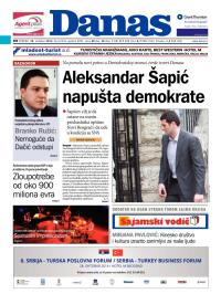 Danas - broj 6238, 28. okt 2014.