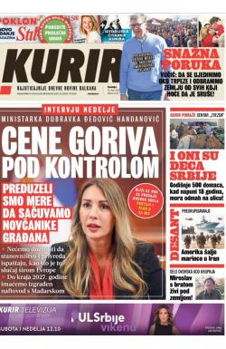 Kurir - broj 4322, 15. mar 2026.