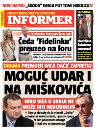 Informer - broj 169, 22. nov 2012.