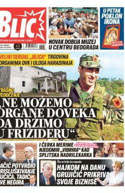 Blic - broj 8064, 1. avg 2019.