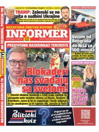 Informer - broj 4052, 9. avg 2025.