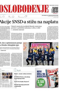 Oslobođenje - broj 28128, 29. jan 2026.