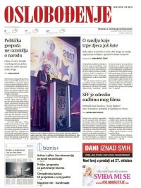 Oslobođenje - broj 25479, 31. okt 2017.