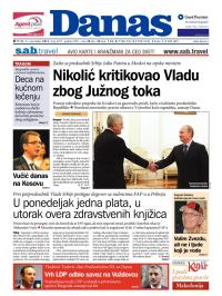 Danas - broj 5877, 1. nov 2013.