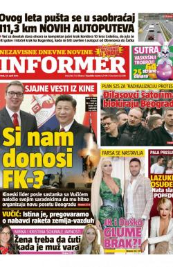 Informer - broj 2133, 26. apr 2019.