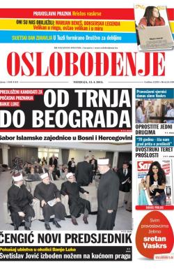 Oslobođenje - broj 24.558, 12. apr 2015.