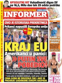 Informer CG - broj 1264, 25. jun 2016.