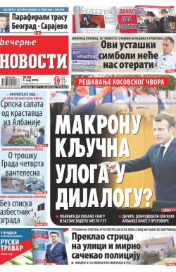 Večernje novosti - broj 3232, 3. maj 2019.