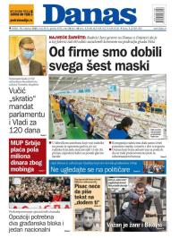 Danas - broj 8416, 14. okt 2020.
