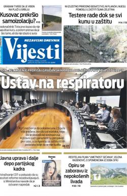 Vijesti - broj 7989, 5. jul 2020.