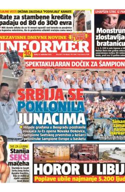 Informer - broj 3471, 13. sep 2023.