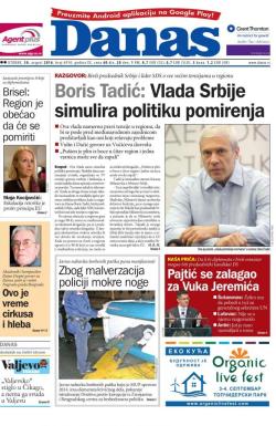 Danas - broj 6910, 30. avg 2016.