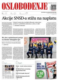 Oslobođenje - broj 28128, 29. jan 2026.