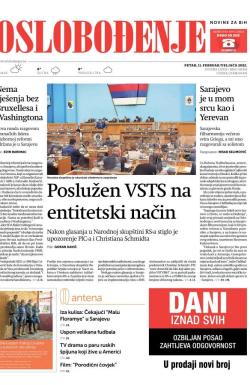 Oslobođenje - broj 26914, 11. feb 2022.