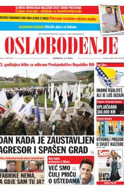 Oslobođenje - broj 24.579, 3. maj 2015.