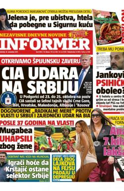 Informer - broj 1694, 16. nov 2017.