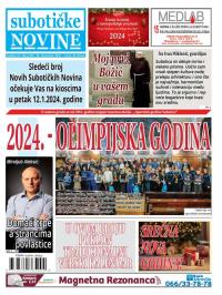 Nove Subotičke novine - broj 352, 29. dec 2023.