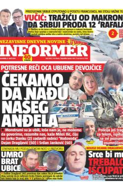 Informer - broj 3645, 8. apr 2024.