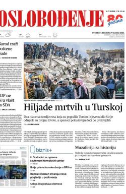 Oslobođenje - broj 27218, 7. feb 2023.