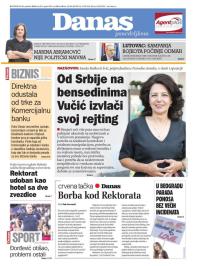 Danas - broj 8022, 16. sep 2019.