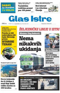 Glas Istre - broj 251, 11. sep 2020.