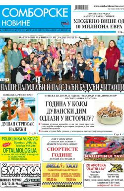 Somborske novine - broj 3213, 22. jan 2016.