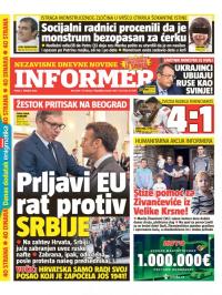 Informer - broj 3186, 7. okt 2022.