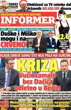 Informer - broj 706, 28. avg 2014.