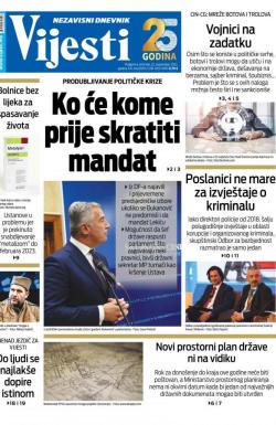 Vijesti - broj 8781, 22. sep 2022.