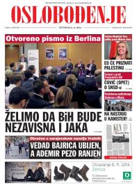 Oslobođenje - broj 24.401, 6. nov 2014.