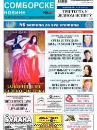 Somborske novine - broj 3098, 8. nov 2013.