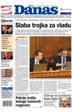 Danas - broj 5514-5515, 3. nov 2012.
