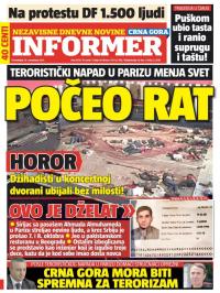 Informer CG - broj 1079, 16. nov 2015.