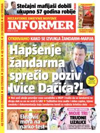 Informer - broj 312, 16. maj 2013.