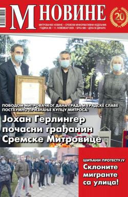 M Novine, Sr. Mitrovica - broj 986, 11. nov 2020.