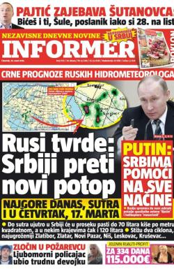 Informer - broj 1173, 10. mar 2016.