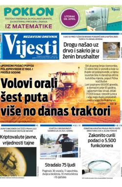 Vijesti - broj 9678, 7. apr 2025.