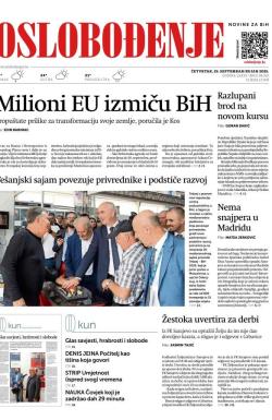 Oslobođenje - broj 28023, 25. sep 2025.