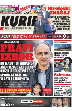 Kurir - broj 3992, 8. apr 2025.