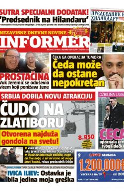 Informer - broj 2655, 15. jan 2021.