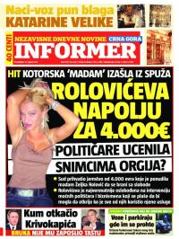 Informer CG - broj 1013, 31. avg 2015.