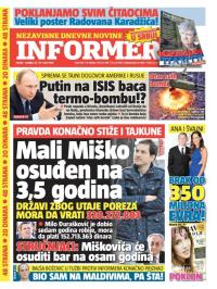Informer - broj 1187, 26. mar 2016.