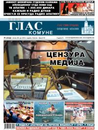 Novi glas komune, Apatin - broj 219, 26. jul 2013.